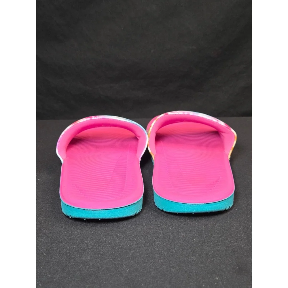 Nike Kawa Slide Kids Tie Dye Pink Blue Sandals‎ CI9919-600 Youth Size 3Y